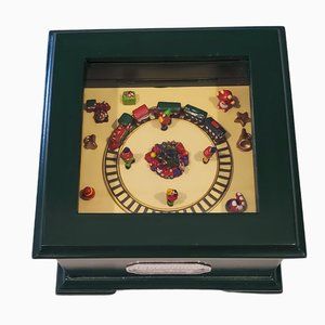Mr. Christmas Music Box "Christmas Morning" Train - Plays Jingle Bells
